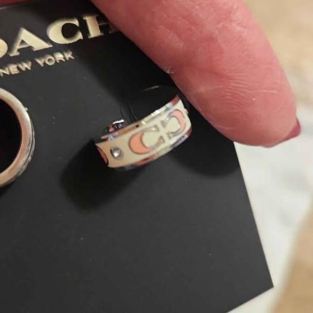 Coach NEW Small Hoop Earrings - Picture 3 of 5